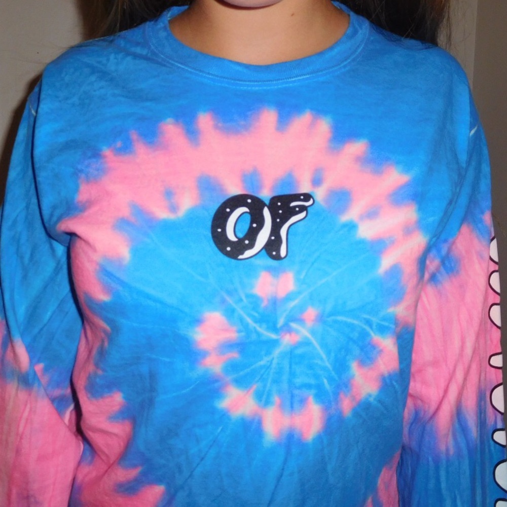 tie dye ODD FUTURE long sleeve shirt